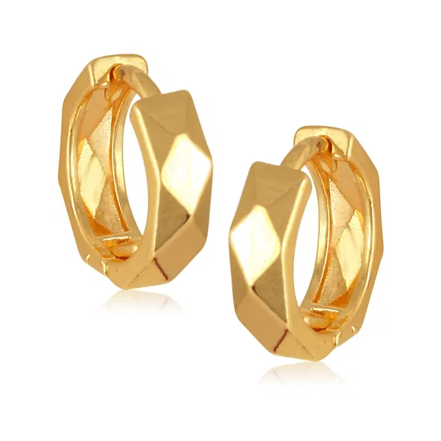 Alloy Earrings for Women (Gold, Set of 1)