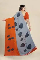 SVB जॉर्जेट साड़ी विद ब्लाउज फॉर विमेंस 