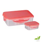 Plastic 2 Containers Lunch Box for Kids 