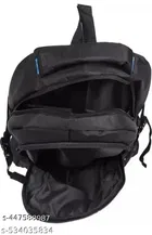 Polyester Backpack for Men & Women, Black
