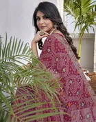 Georgette Printed Saree for Women 