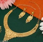 Alloy Necklace with Earrings for Women 