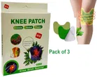 Knee Pain Relief Patches (Green, Set of 3)