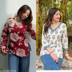 Botanical Viscose Rayon Short Kurti for Women, Pack of 2 