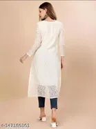 Net Kurti for Women,  White  