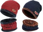 Woolen Cap with Neck Warmer for Men & Women 