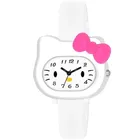 Plastic Analog Watch for Kids (White)