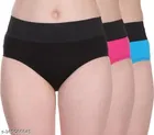 Cotton Briefs for Women (Multicolor, S) (Pack of 3)