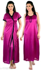 Satin Nightdress Set for Women 