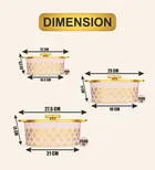 Combo of 1000 ml, 1500 ml & 2500 ml Casserole with Lid 