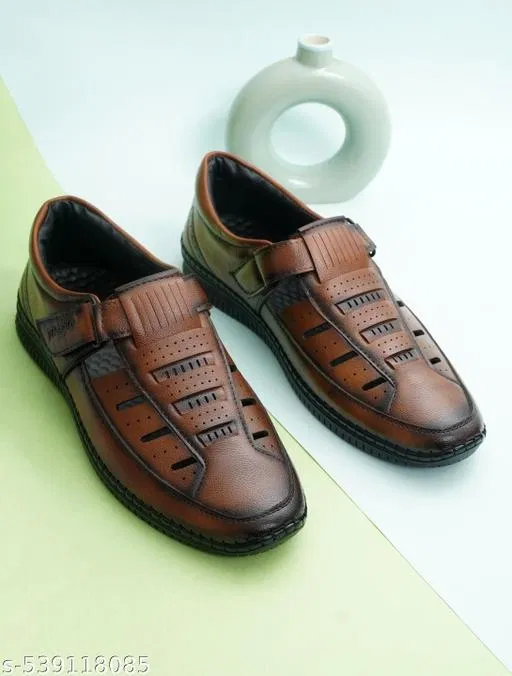 Formal Sandal for Men (Tan, IND-7)