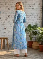 Floral Print Naira Kurti for Women 