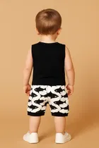 Cotton Blend Printed Clothing Set for Boys 