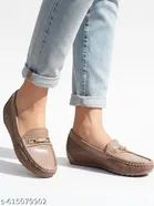 Shoetopia Synthetic Loafers for Women 