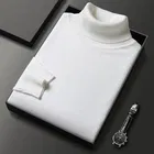 Hi-Neck Cotton Blend Sweater for Men 