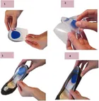 Silicon Heel Pad for Heel Ankle Pain, Heel Spur Shoe Support Pad for Men and Women Shock Cushion Pad for Heels 