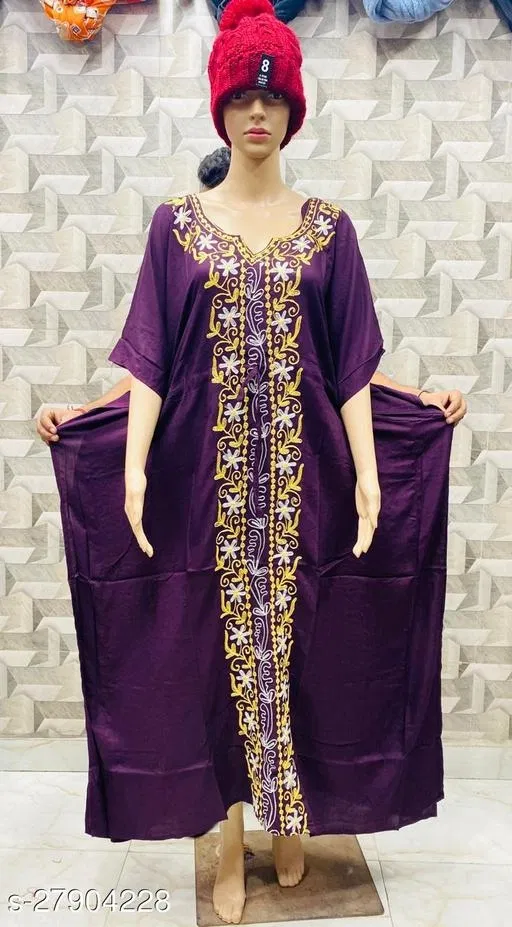 Nightdress for Women (Purple, L)