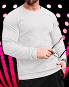 Round Neck Solid T-Shirt for Men 