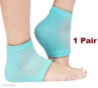 Cotton Moisturing Gel Heel Support Socks (Multicolor, Set of 1)