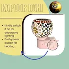 Electric Kapur Dani Camphor Diffuser & Stylish Kapoor Dani Stand Incense Holder