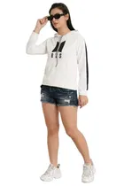 Women's Printed Long Sleeves SweatShirt 