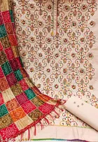 Polycotton Unstitched Suit for Women 