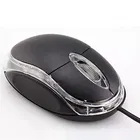 Plastic Wired Optical Mouse 
