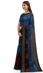 Georgette Printed Saree for Women 