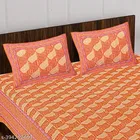 Cotton Queen Bedsheet with 2 Pillow Cover 