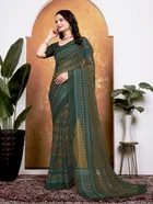 Georgette Printed Saree for Women 
