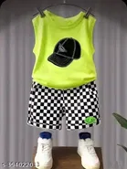 Cotton Printed Clothing Set for Boys 