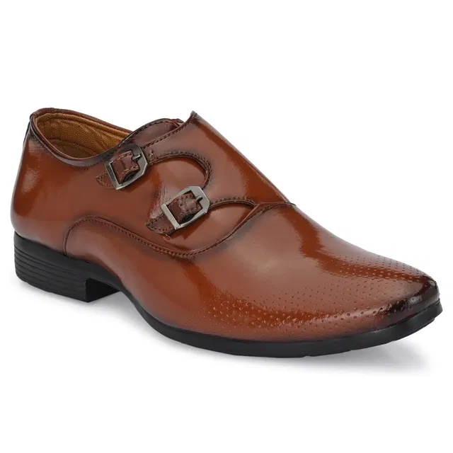 Formal Shoes for Men (Tan, 9)