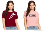 Half Sleeves Printed T-shirts for Women & Girls 