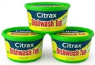 Citrax Dishwash Bar Tub (Free Scrub) 3X600g (Pack of 3)