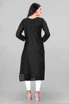 Net Kurti for Women,  Black  