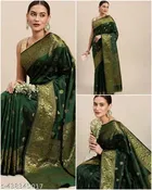Banarasi Silk Zari Woven Saree for Women 