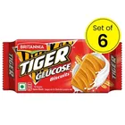 Britannia Tiger Glucose Biscuits 6X42.7 g (Set Of 6)