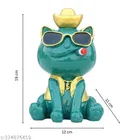 Resin Smoking Animal Piggy Bank 