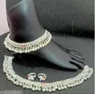Alloy Anklets with Toe Rings for Women 