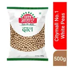 City Aahar White Peas 500 g