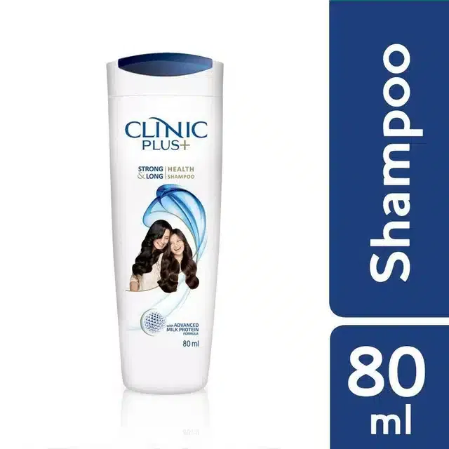 क्लिनिक प्लस स्ट्रांग & लॉन्ग हेल्थ शैम्पू, 80 ml