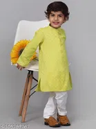 Cotton Kurta with Pyjama for Boys 