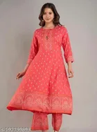 Rayon Printed Kurta with Pant & Dupatta for Women 