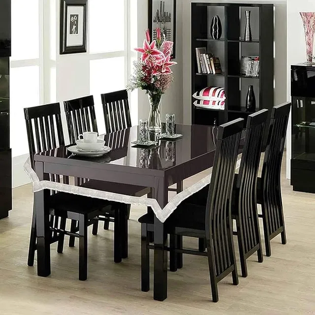 PVC Table Cover (Multicolor, 40x60 Inches)