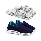 Combo of Men's Flip Flop & Casual Shoes 