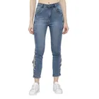 Denim Straight Fit Jeans For Women, Blue 