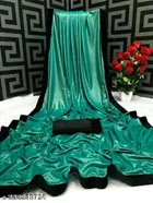 Lycra Solid Saree for Women 