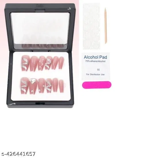Fake Nails Nail Extension Kit, Multicolor, Set of 1