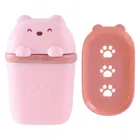 Cute bear shaped soap case_1pc 19055