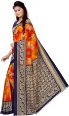 Mysore Silk Printed Saree for Women 
